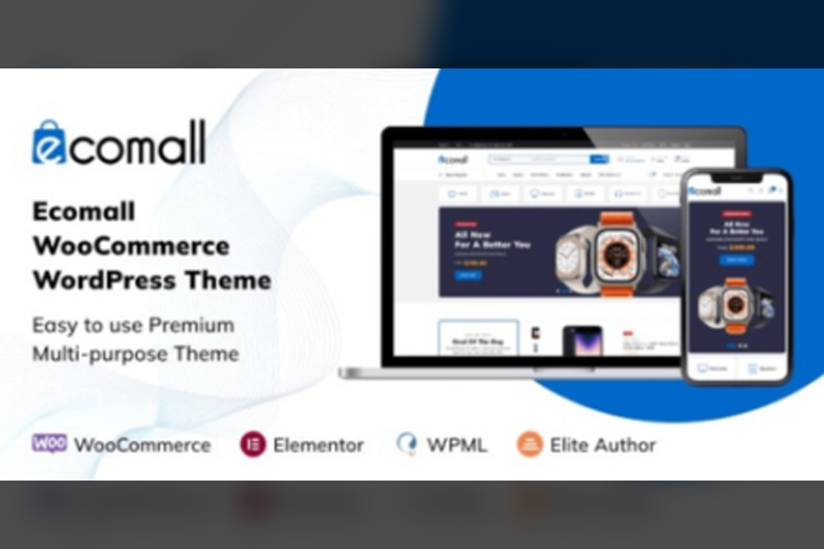 Ecomall – Elementor Electronics WooCommerce Theme v1.1.9