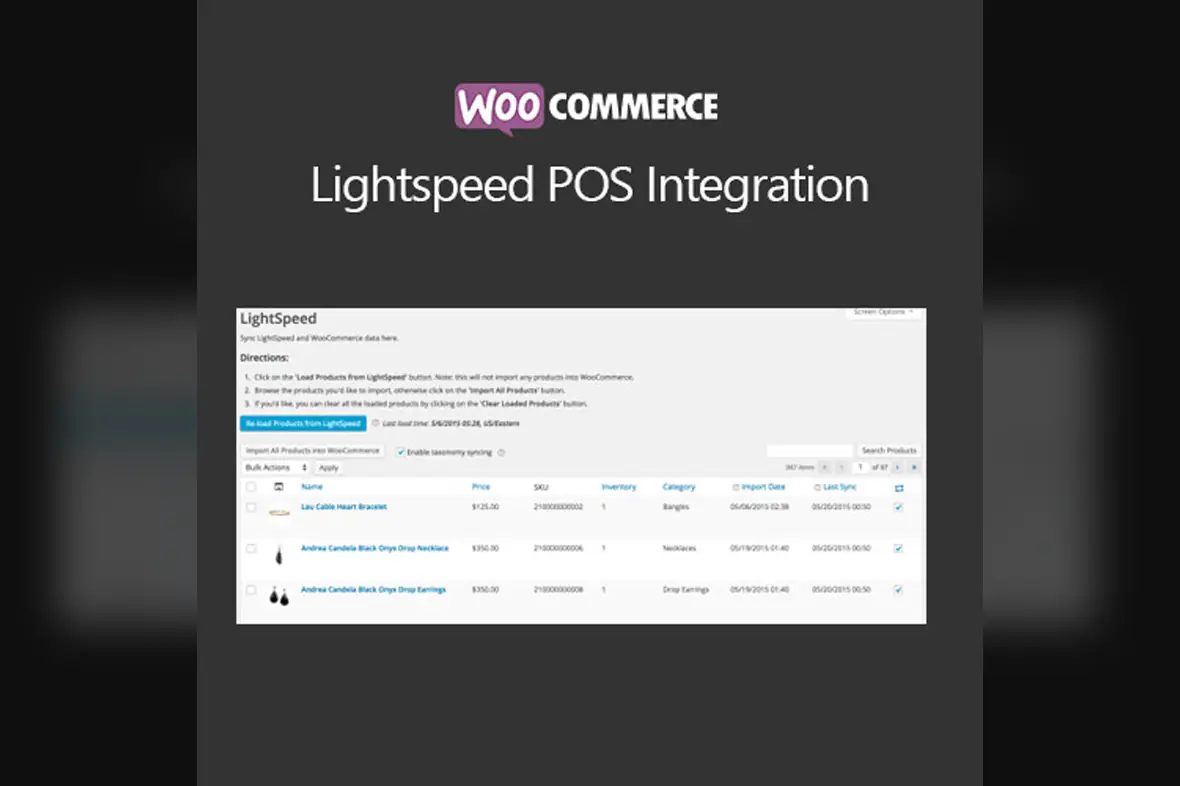 WooCommerce Lightspeed POS Integration