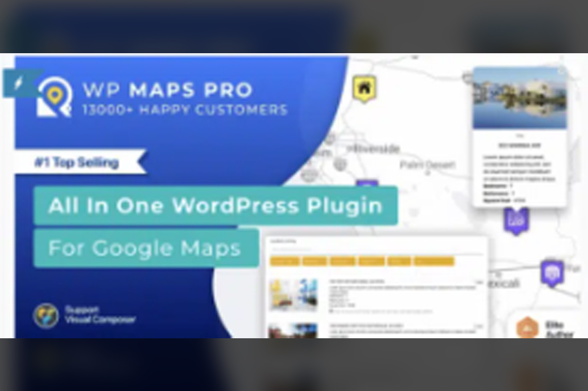 WP MAPS PRO – WordPress Plugin for Google Map v6.0.1