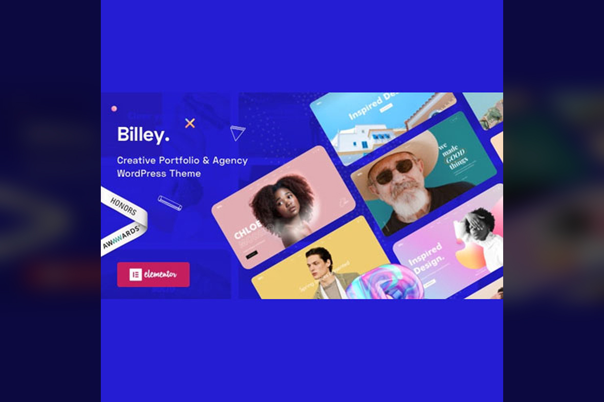 Billey – Creative Portfolio & Agency Elementor WordPress Theme v2.0.1