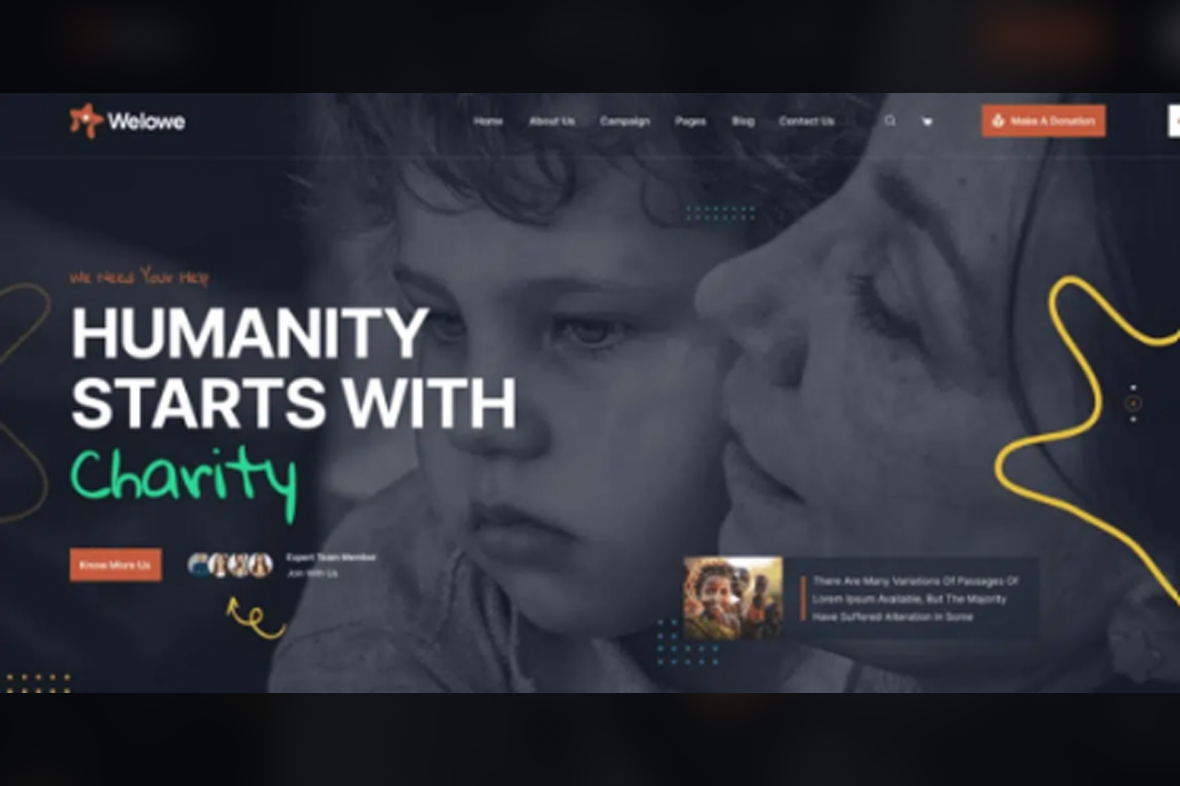 Welowe – Nonprofit Charity WordPress Theme v1.0.5