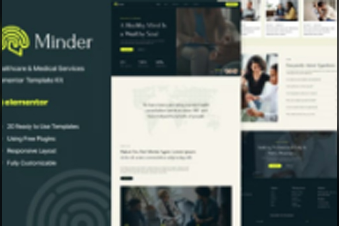 Minder – Mental Health and Therapy Elementor Template Kit July 11, 2025