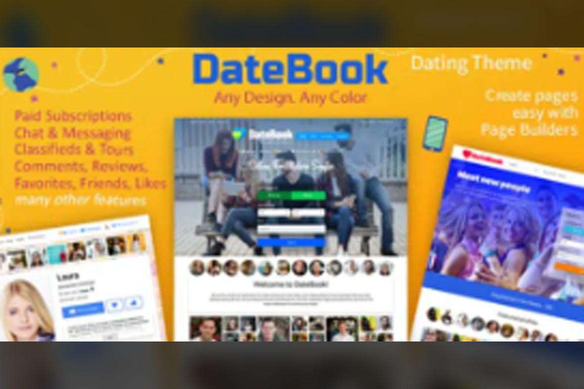 DateBook – Dating WordPress Theme v4.9.4