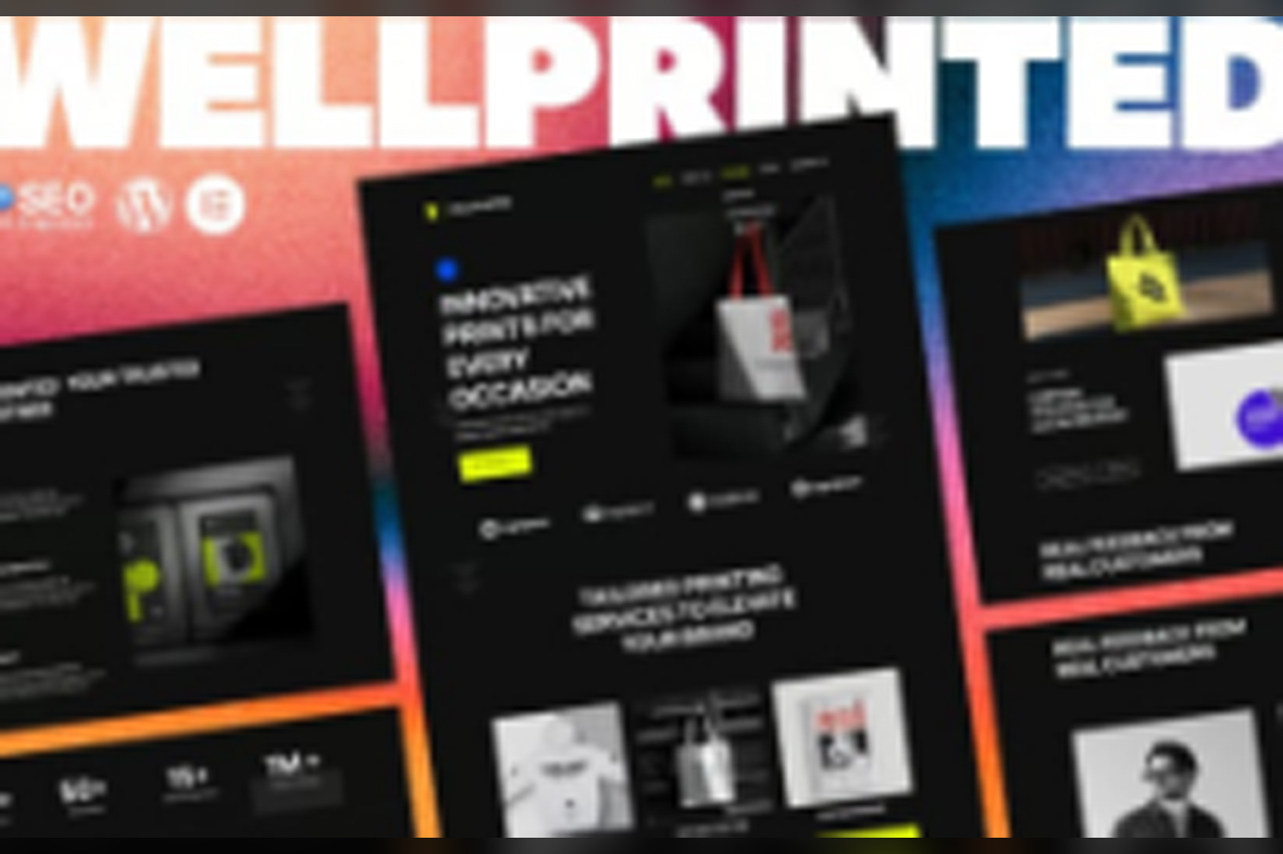 WellPrinted – Print Service Elementor Template Kit July 11, 2025