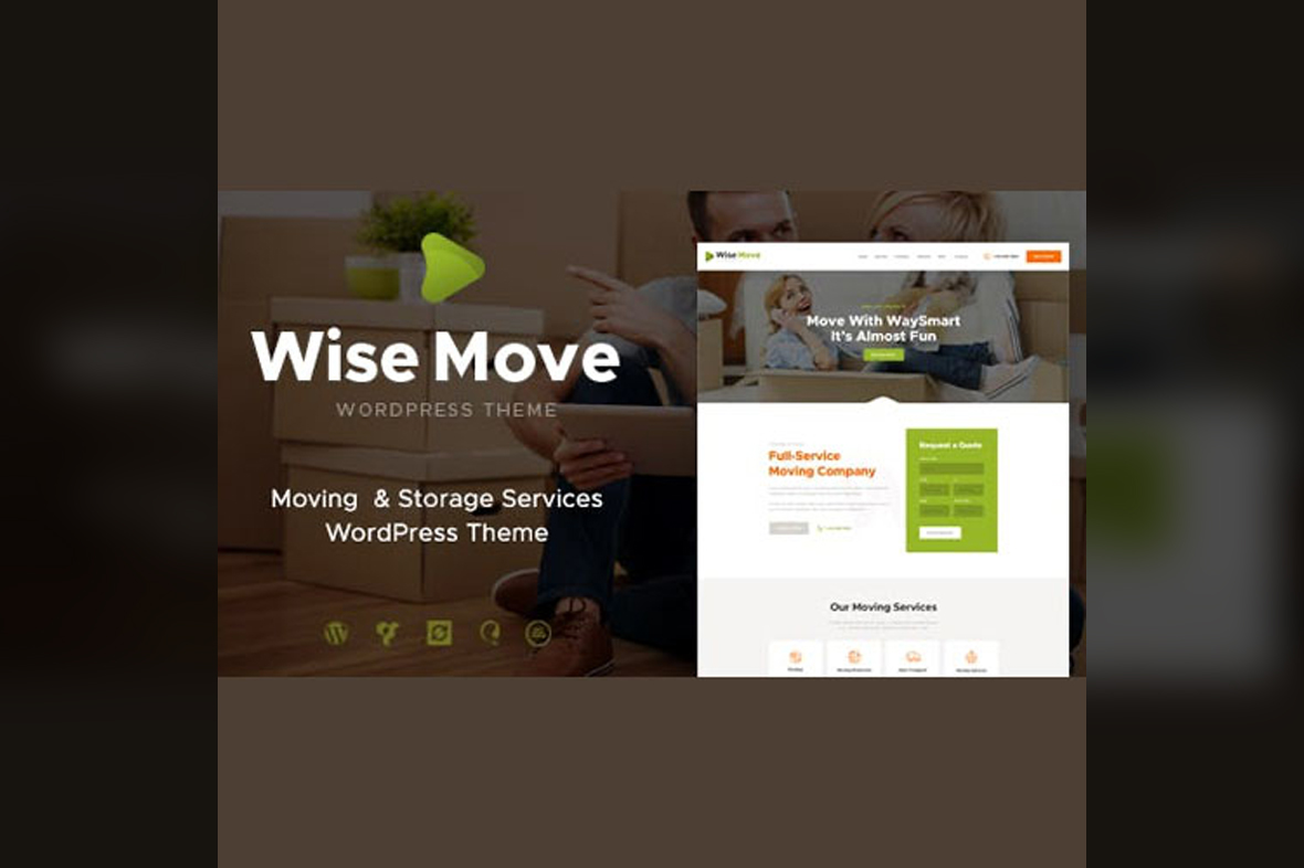 Wise Move Relocation and Storage Services WordPress Theme v1.1.15