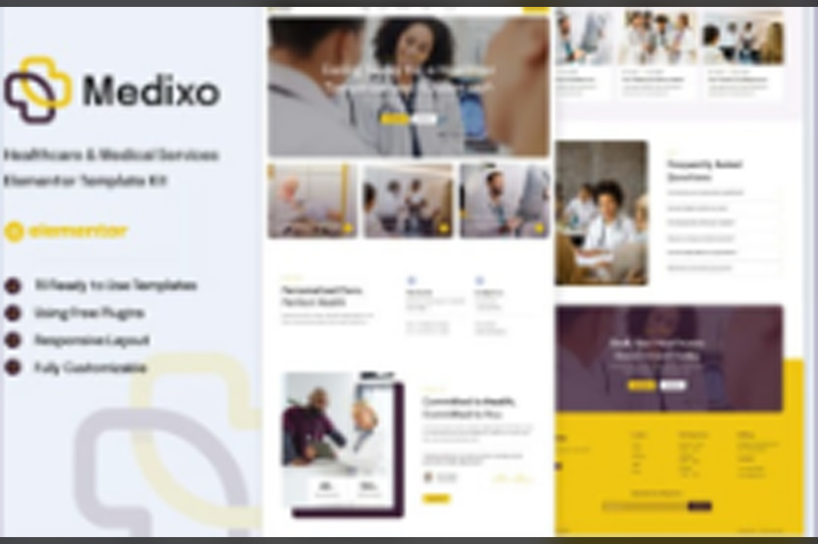 Medixo – Healthcare and Medical Services Elementor Template Kit July 29, 2025
