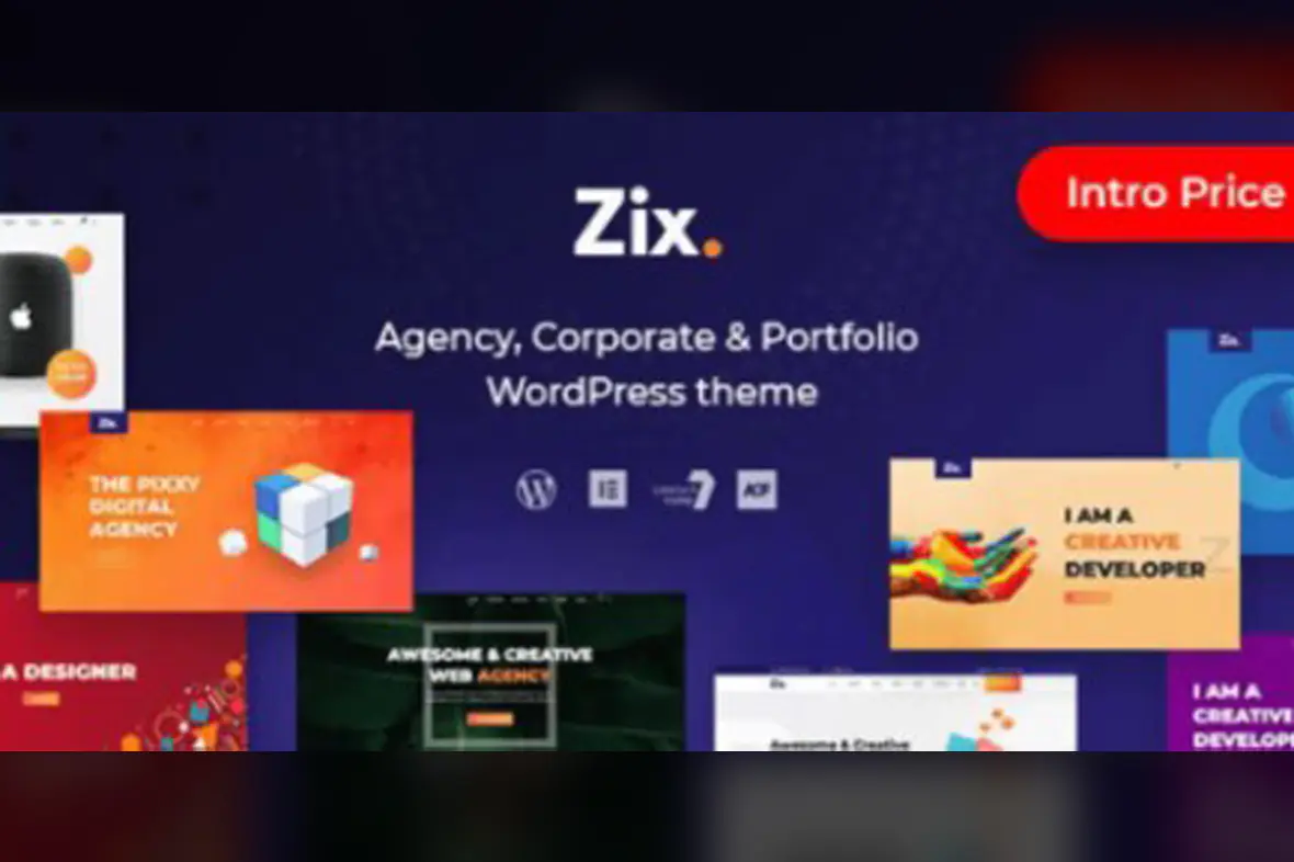 Zix – Digital Agency and MultiPurpose WordPress Theme v1.1.5