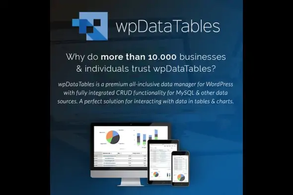 wpDataTables – Tables And Charts Manager for WordPres