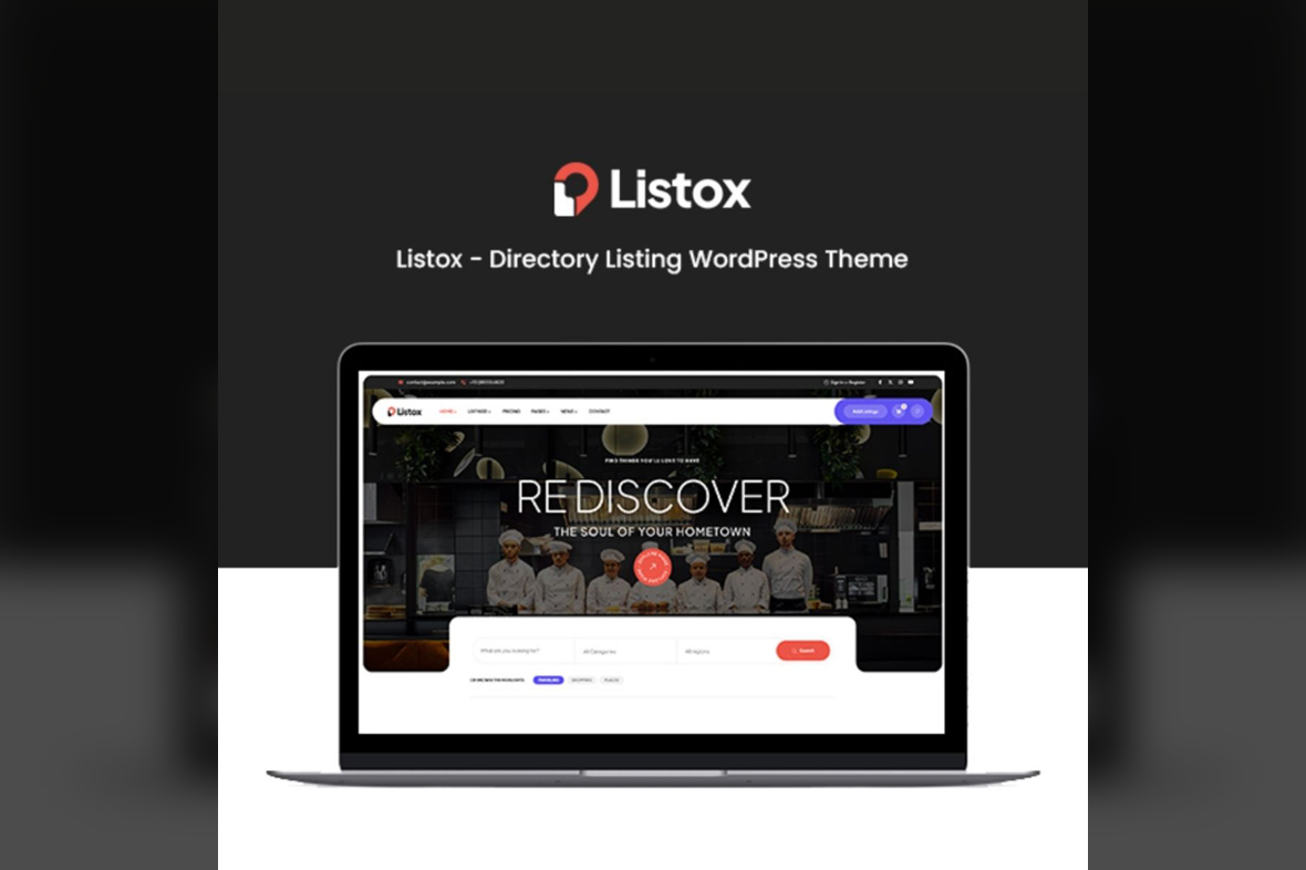 Listox – Directory Listing WordPress Theme v1.0.0