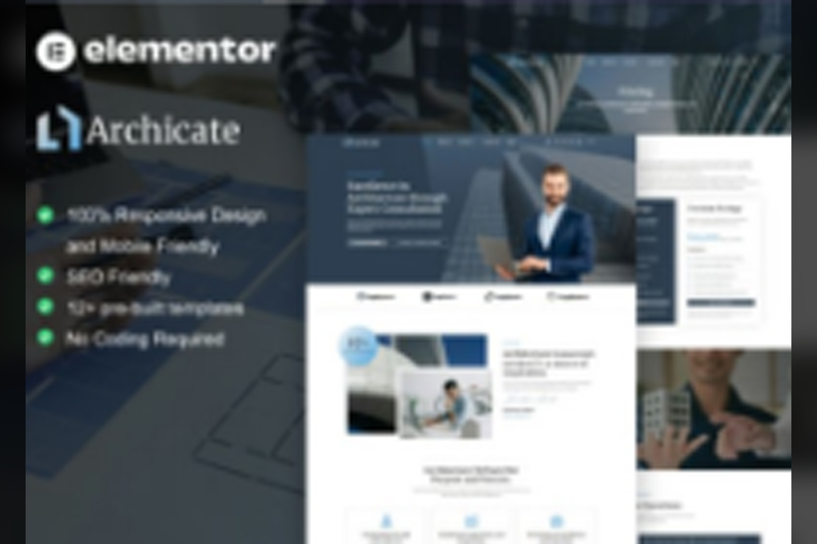Archicate – Architecture and Construction Consultant Elementor Pro Template Kit July 11, 2025