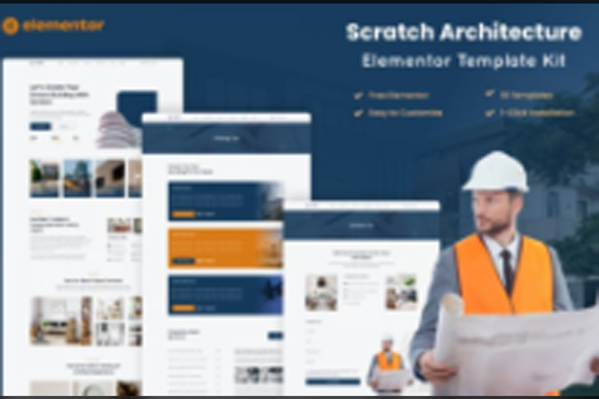 Scratch – Architecture Company Elementor Template Kit July 30, 2025
