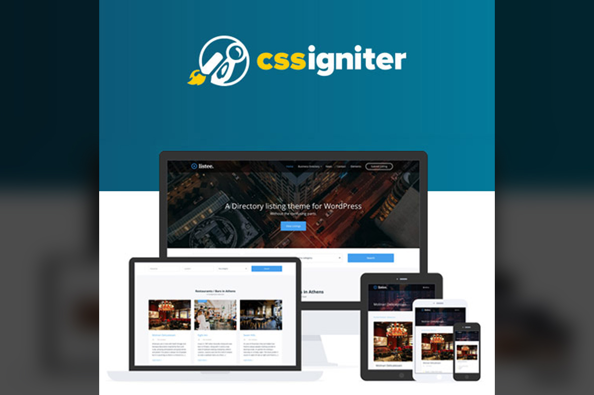 CSS Igniter Listee WordPress Theme v1.2.0