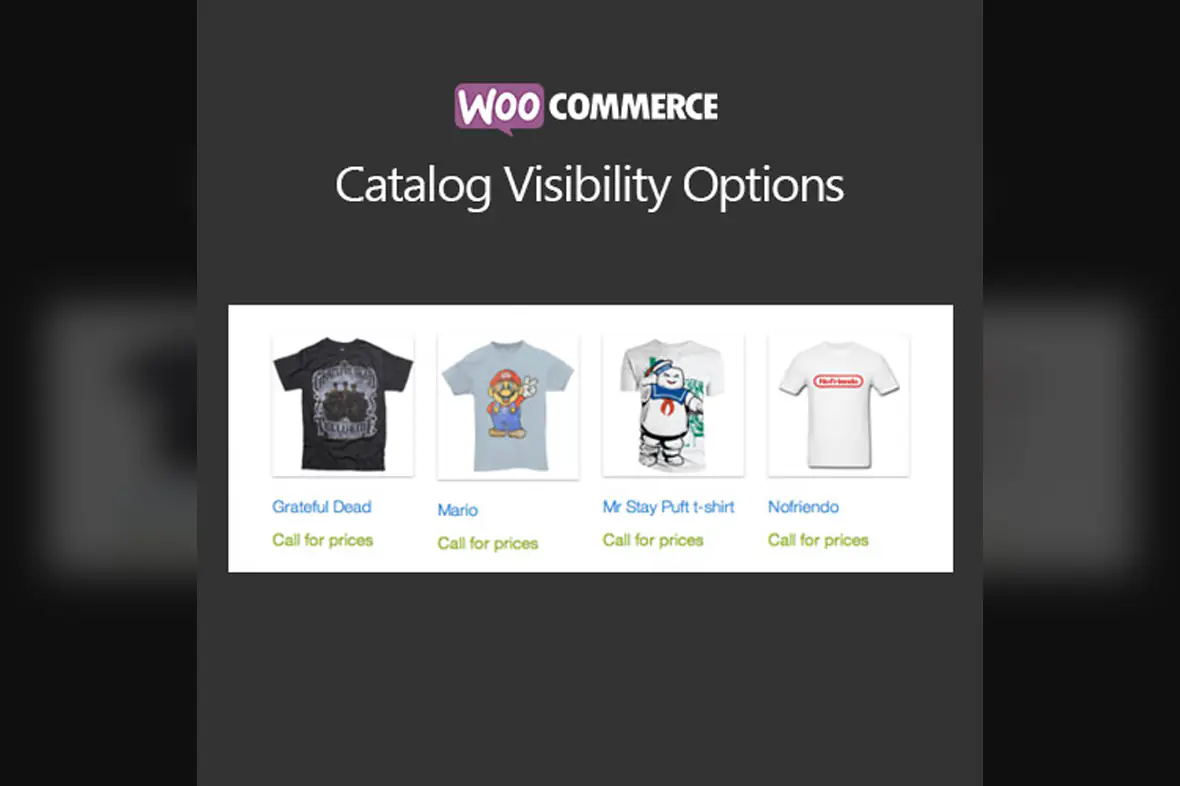 WooCommerce Catalog Visibility Options