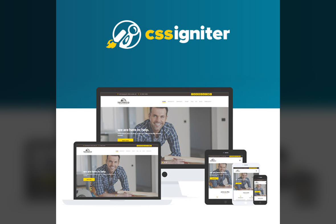 CSS Igniter Technico WordPress Theme v1.4.2