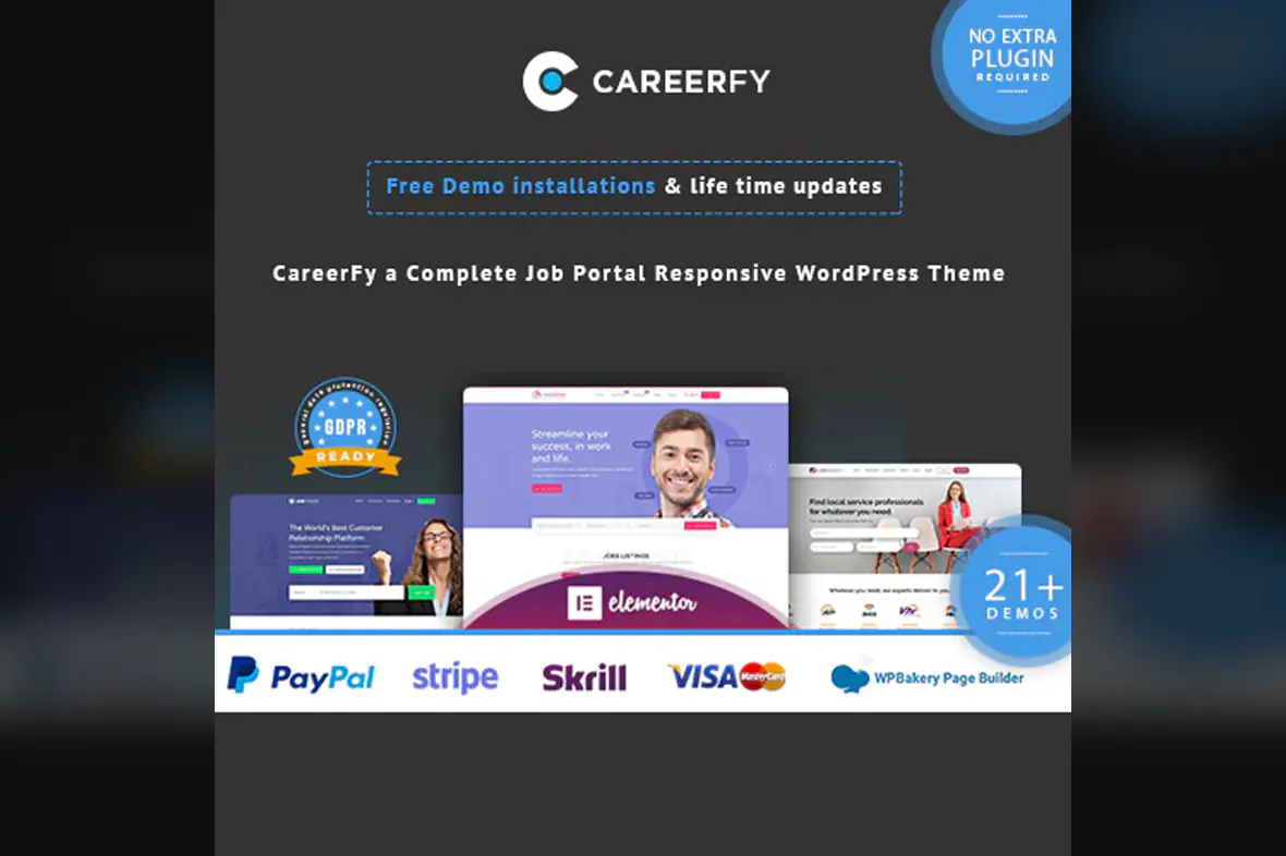 Careerfy – Job Board WordPress Theme v9.8.9