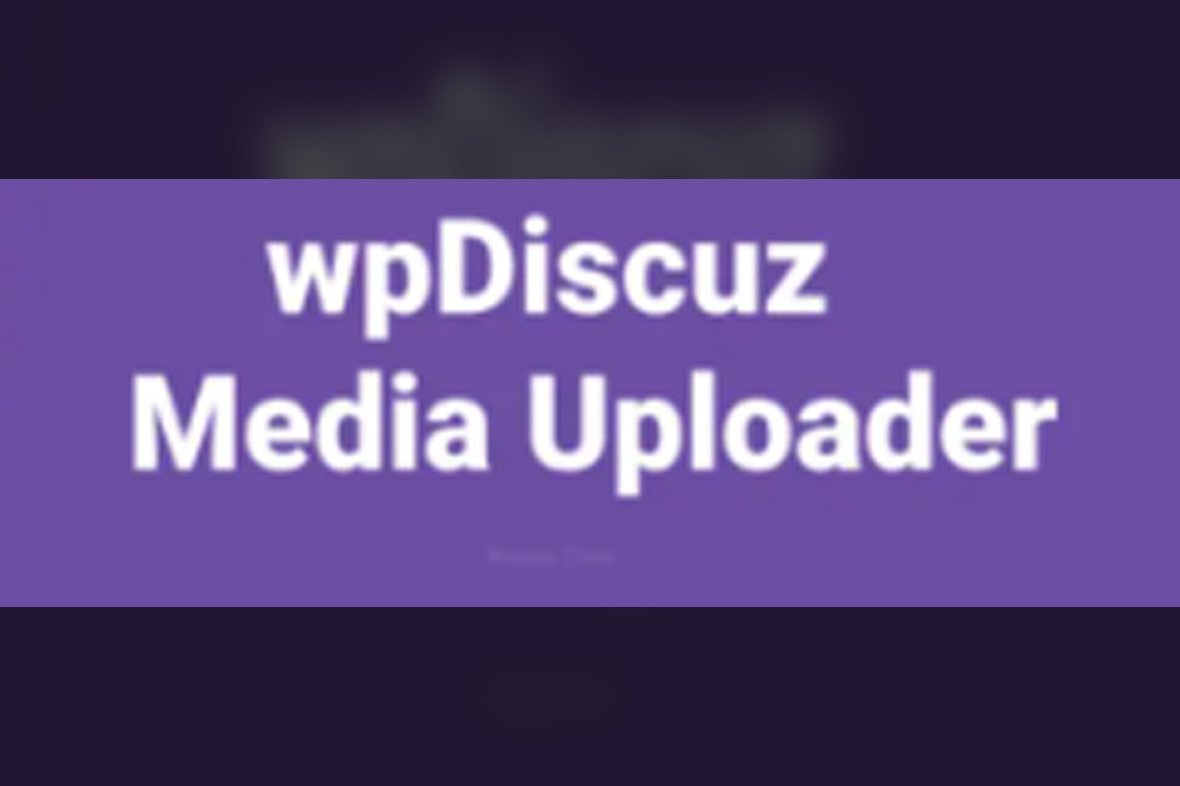 wpDiscuz – Media Uploader v7.0.3