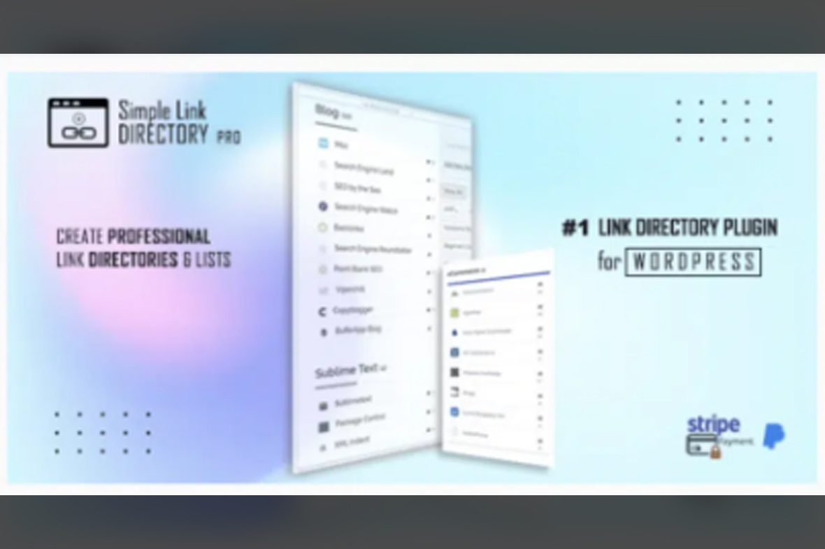 Simple Link Directory Pro – WordPress Plugin v14.7.4