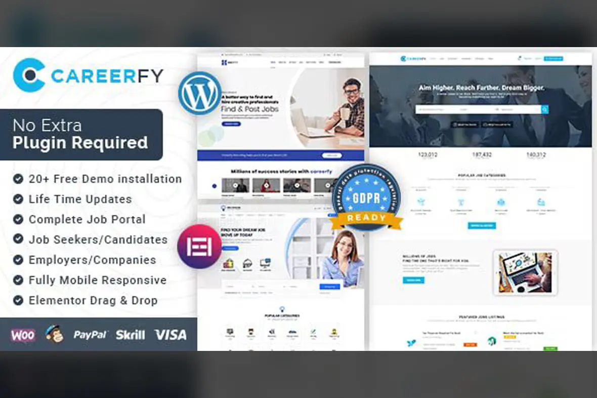 Careerfy Theme – Job Board WordPress Theme v9.9.2