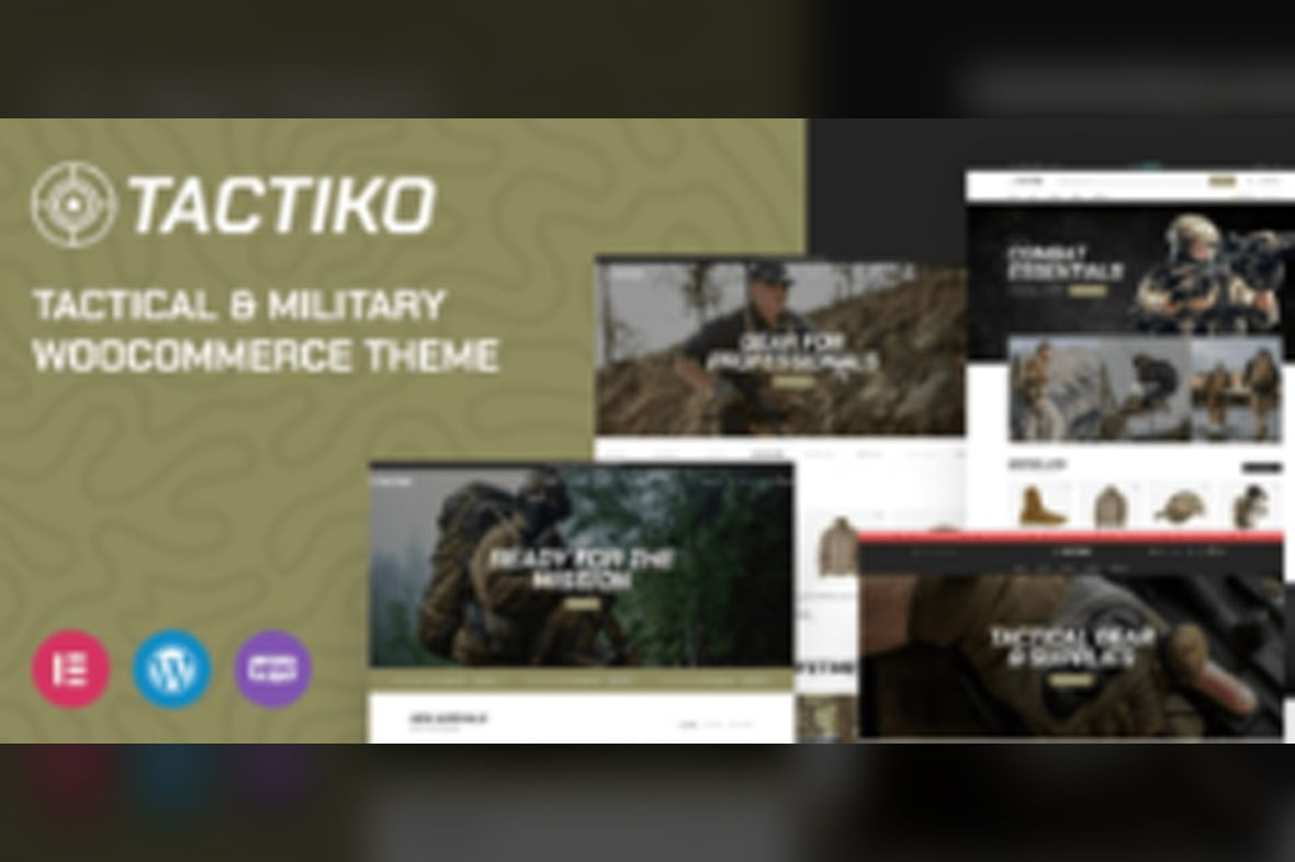 Tactiko – Tactical and Military Shop WooCommerce Theme v1.0.8