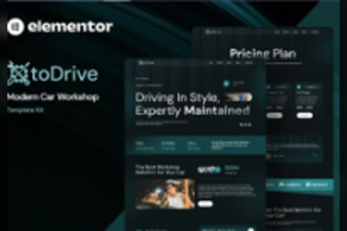 Otodrive – Modern Car Workshop Elementor Template Kit June 19, 2025