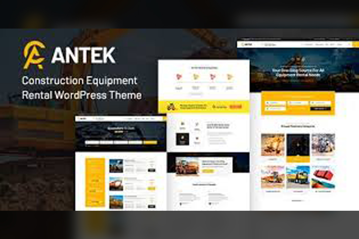 Antek – Construction Equipment Rentals WordPress Theme v4.6.1