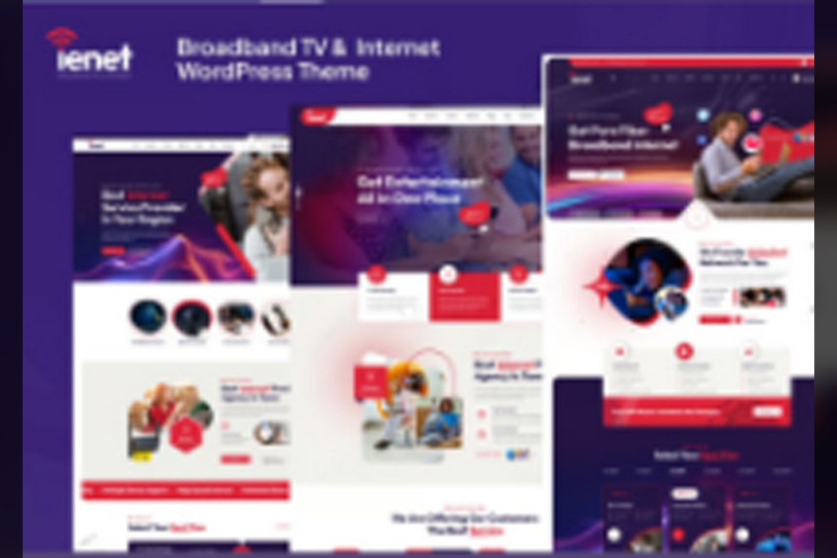 Ienet – Broadband TV and Internet WordPress Theme v1.0.0