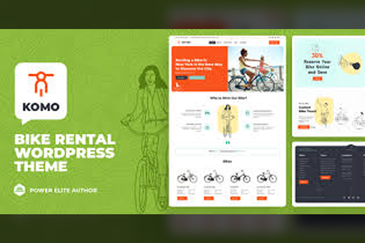 Komo – Bike Rental Shop WordPress Theme v31.0