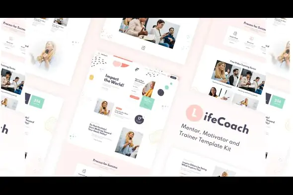 LifeCoach – Mentor & Trainer Template Kit