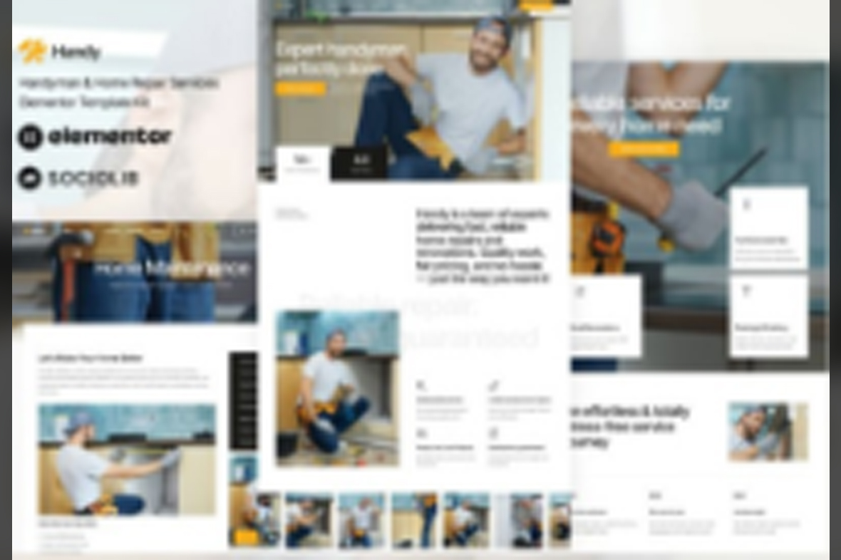 Handy – Handyman and Home Repair Service Elementor Template Kit July 18, 2025