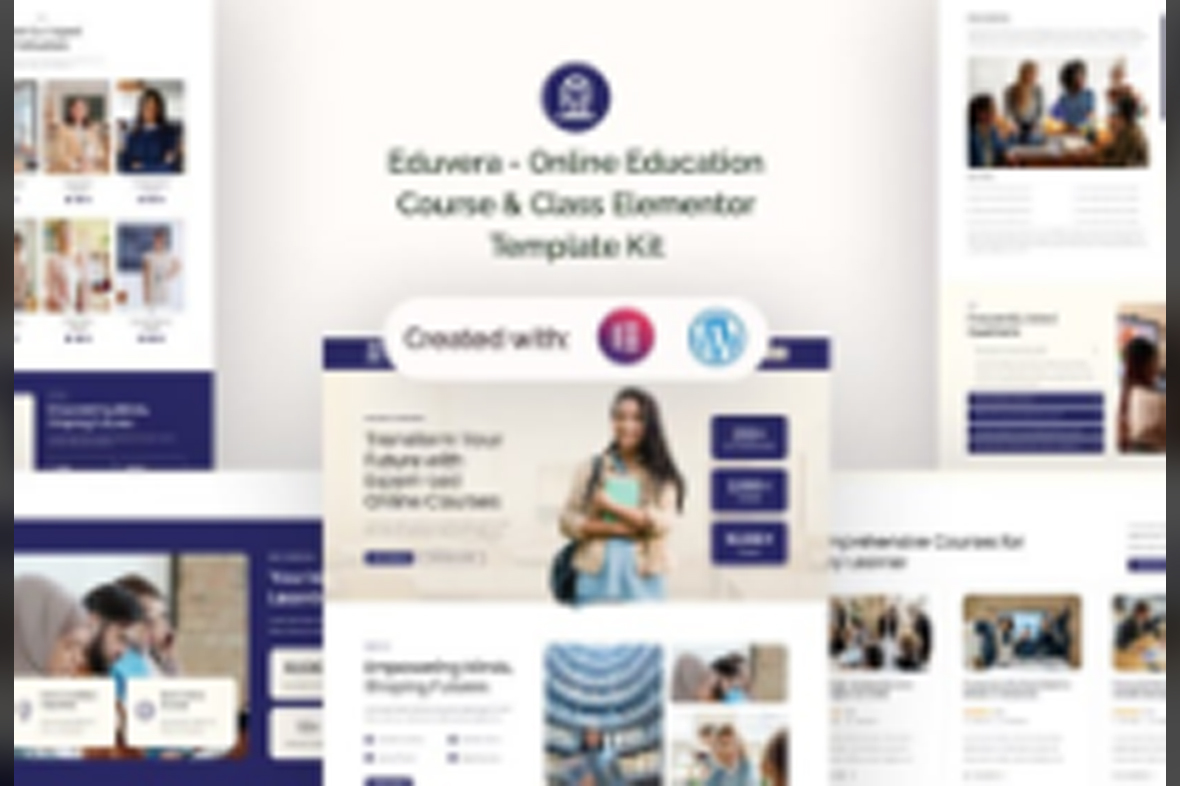 Eduvera – Online Education Course and Class Elementor Template Kit July 9, 2025