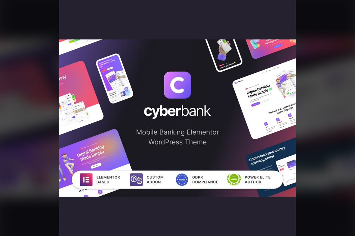 Cyberbank – Business and Finance WordPress Theme v1.2.1