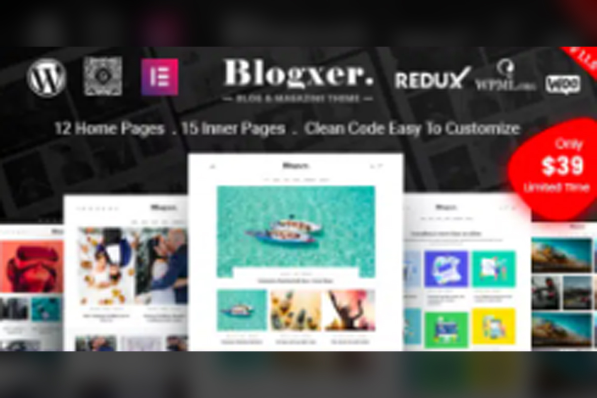 Bloxer – Blog and Magazine WordPress Theme v1.2.4