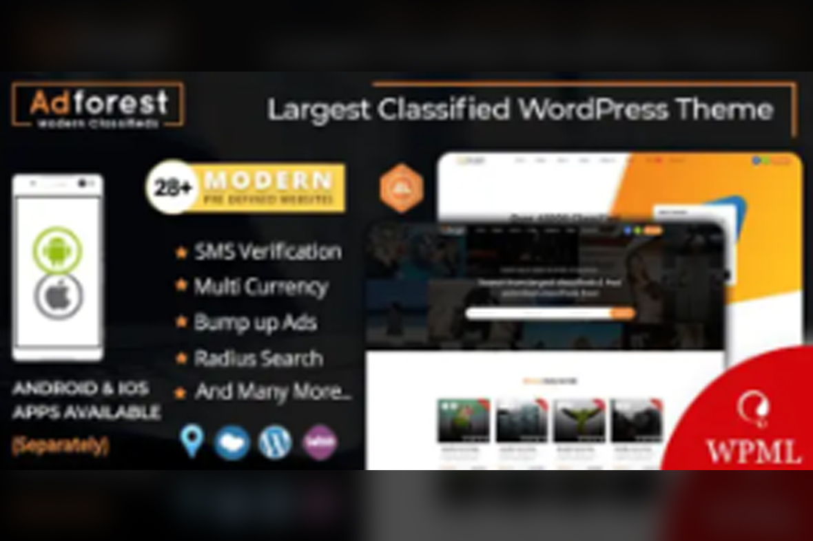 AdForest Classified Ads WordPress Theme v6.0.9