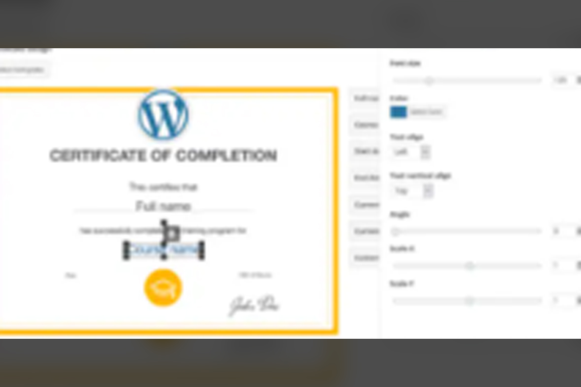 LearnPress Certificates Add-on v4.1.6