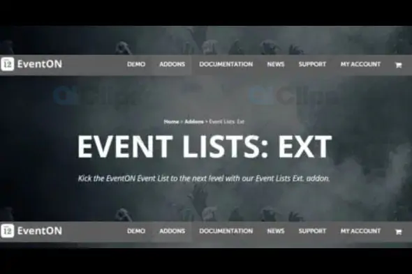 EventOn Events Lists Extended Add-on