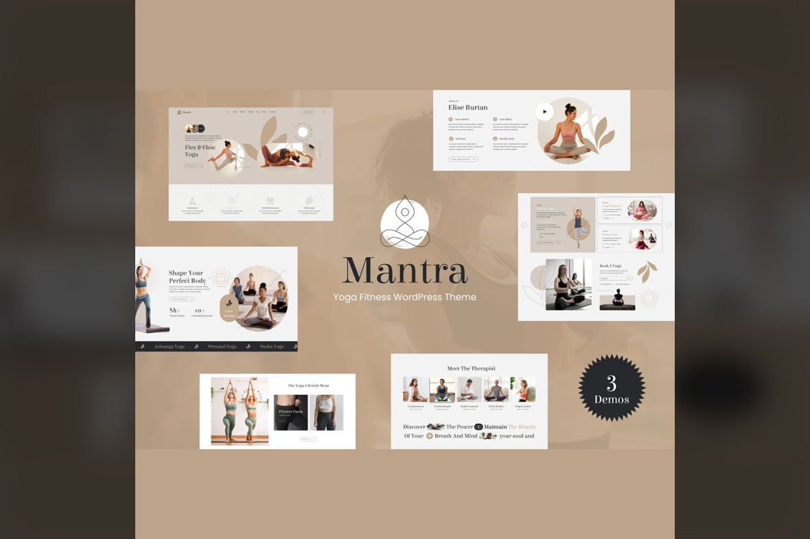Mantra – Yoga Fitness WordPress Theme v1.1.0