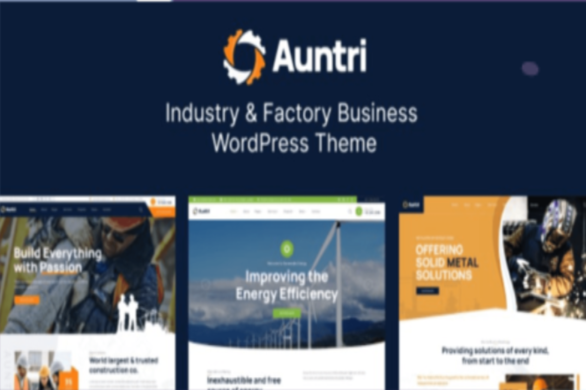 Auntri – Industry and Factory WordPress Theme v1.1.2