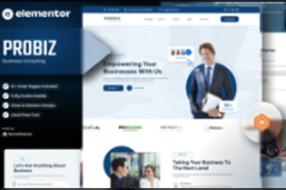 Probiz – Business Consulting Elementor Template Kit June 19, 2025