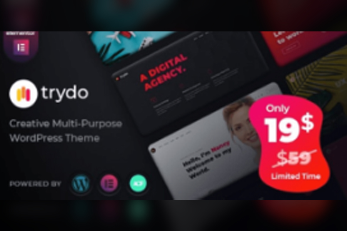 Trydo – Creative Agency and Portfolio WordPress Theme v1.6.3