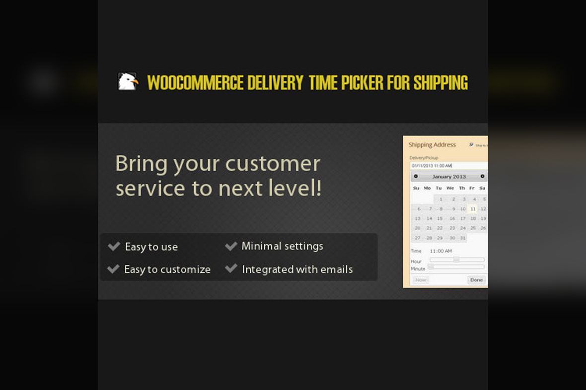 WooCommerce Delivery Time Picker for Shipping v3.2.8