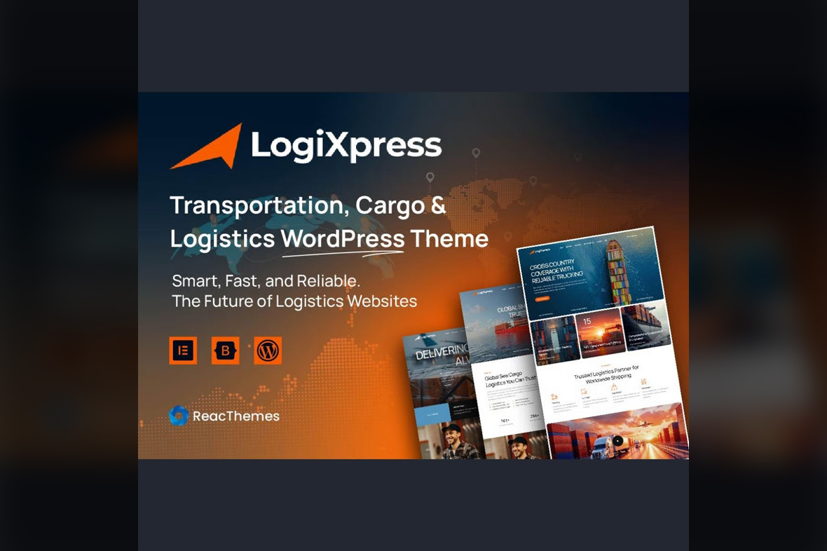 LogiXpress – Transportation, Cargo & Logistics WordPress Theme