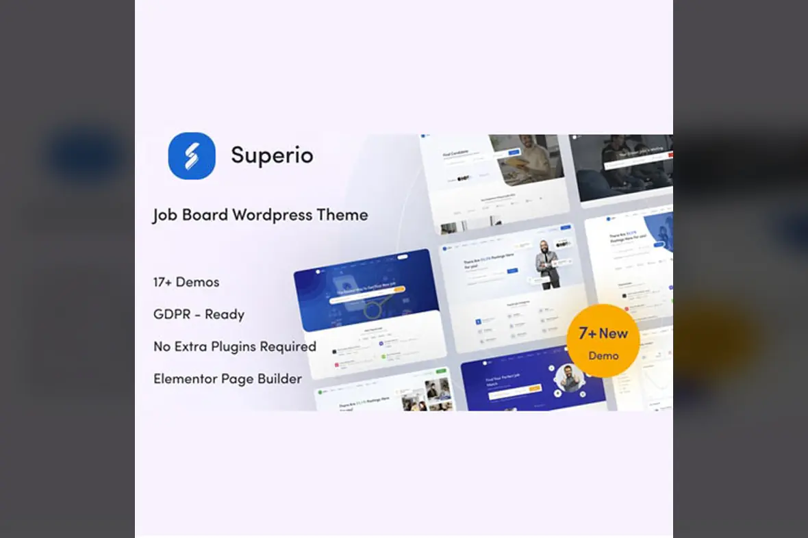 Superio – Job Board WordPress Theme v1.3.24