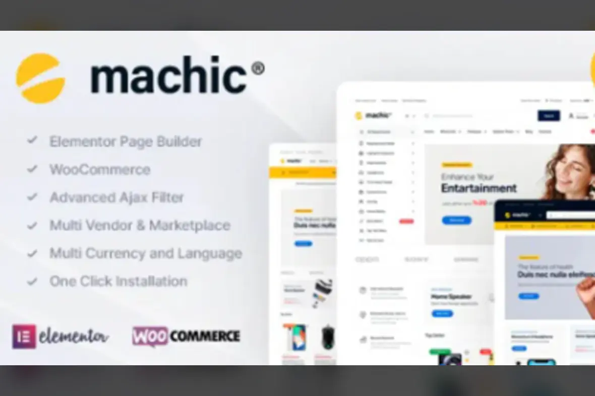 Machic – Electronics Store WooCommerce Theme v1.4.9