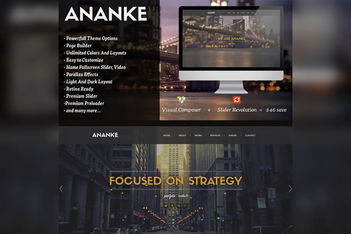 Ananke – One Page Parallax WordPress Theme