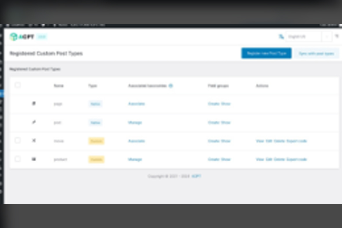 ACPT – Custom Post Types Plugin v2.0.35