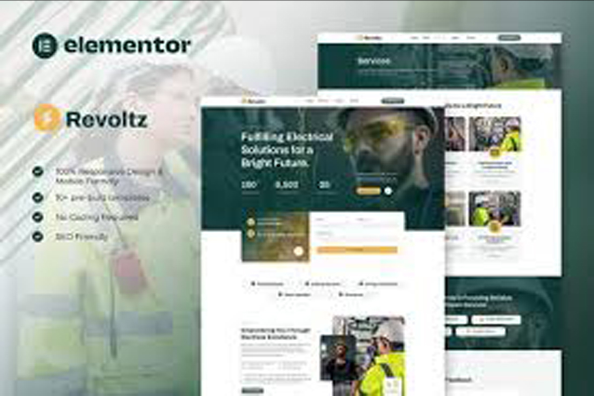 Revoltz – Electrical Installation and Maintenance Elementor Template Kit July 29, 2025