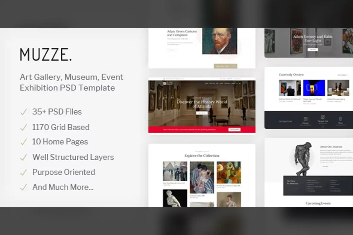 Muzze Theme- Museum Art Gallery Exhibition WordPress Theme v1.6.8