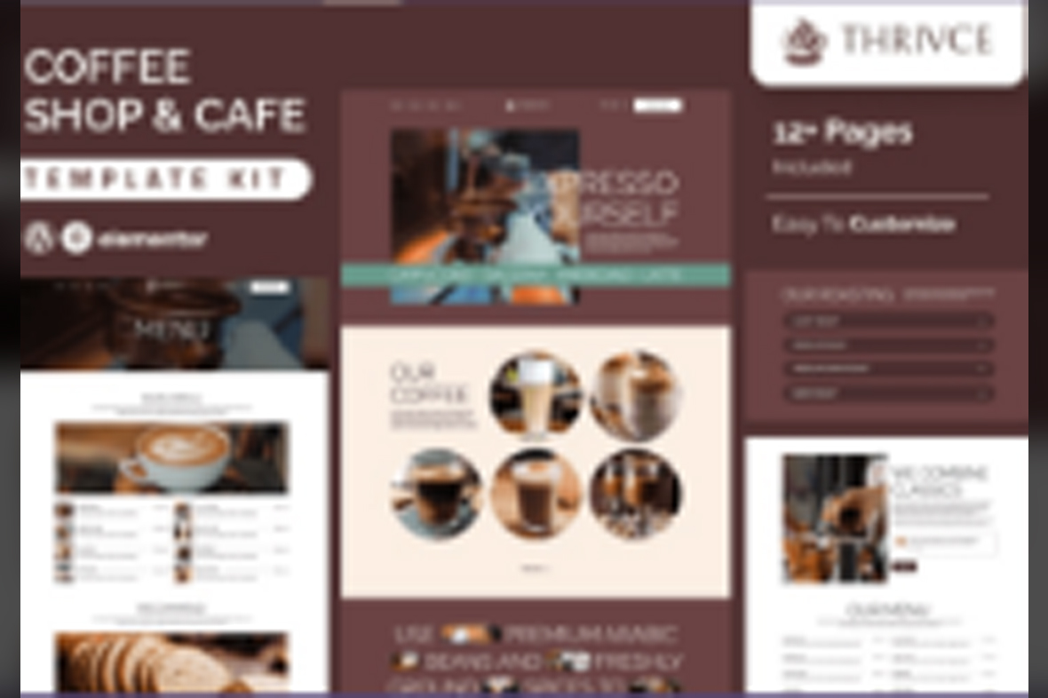 Thrivce – Coffee Shop and Cafe Elementor Template Kit May 5, 2025