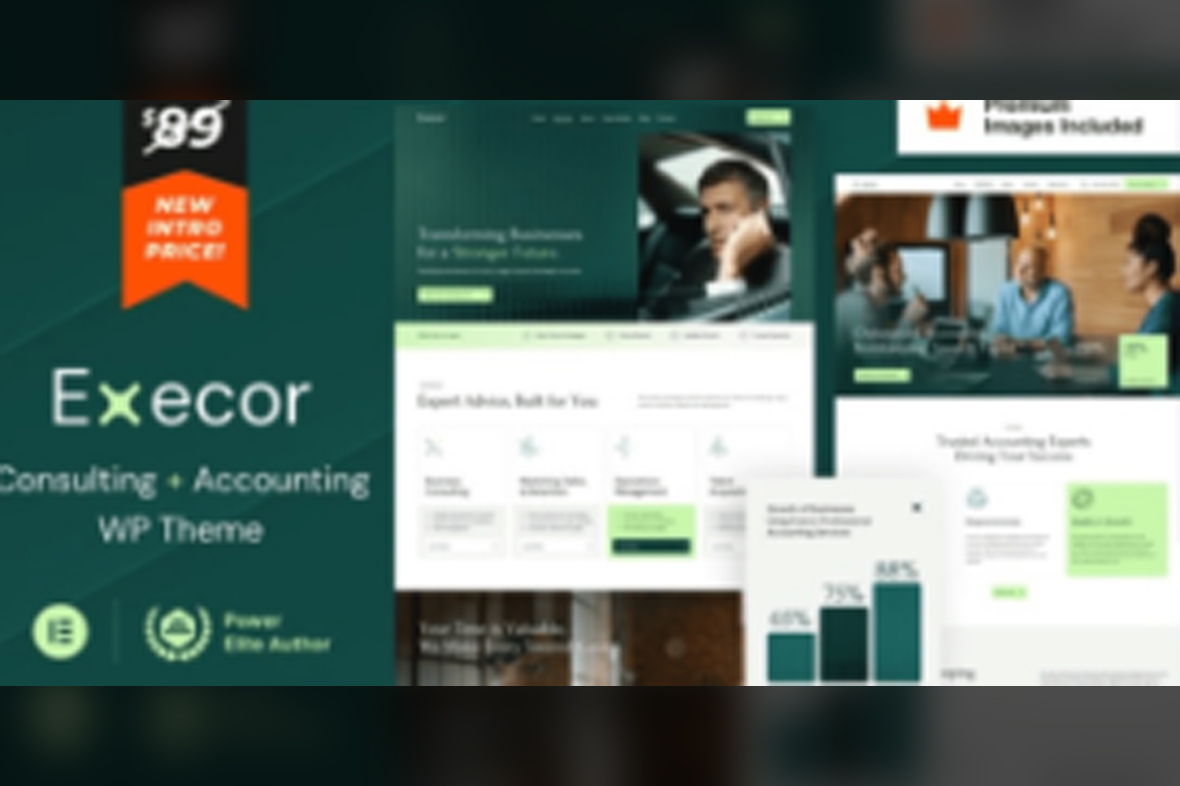 Execor – Accounting and Management Consulting WordPress Theme v9.0
