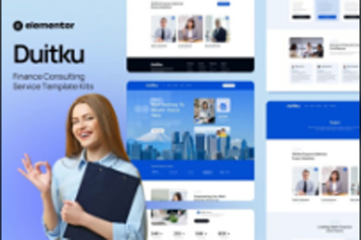 Duitku – Finance Consulting Service Elementor Template Kit June 9, 2025